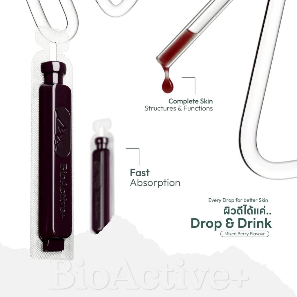 BioActive+ Concentrated Liquid Collagen 10 แท่ง/กล่อง