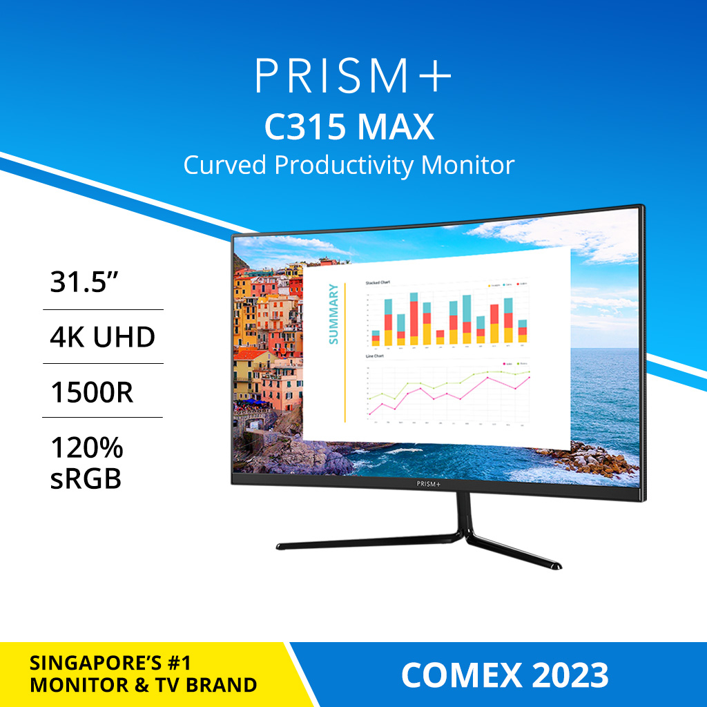 PRISM+-C315-MAX-31.5-UHD-4K-[3840-x-2160]-120%-sRGB-1500R-Curved-FreeSync-G-Sync-Ready-Gaming-Monitor