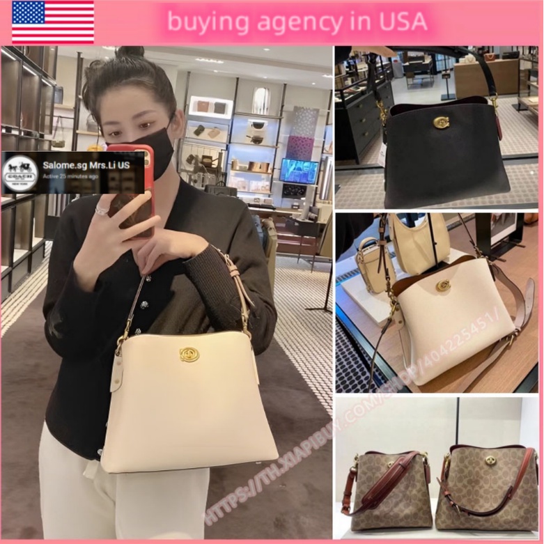 ⭐Mrs.Li-purchasing-the-United-States-️-100%-genuine-Coâćh-fashion-women&#039;s-shoulder-bag----large-bucket-bag