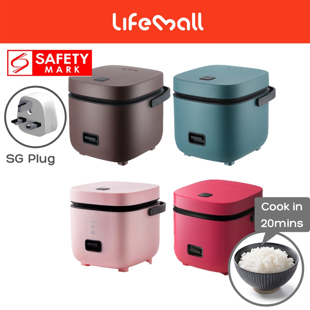 LifeMall - JIASHI 1.2L Mini Electric Non-Stick Rice cooker