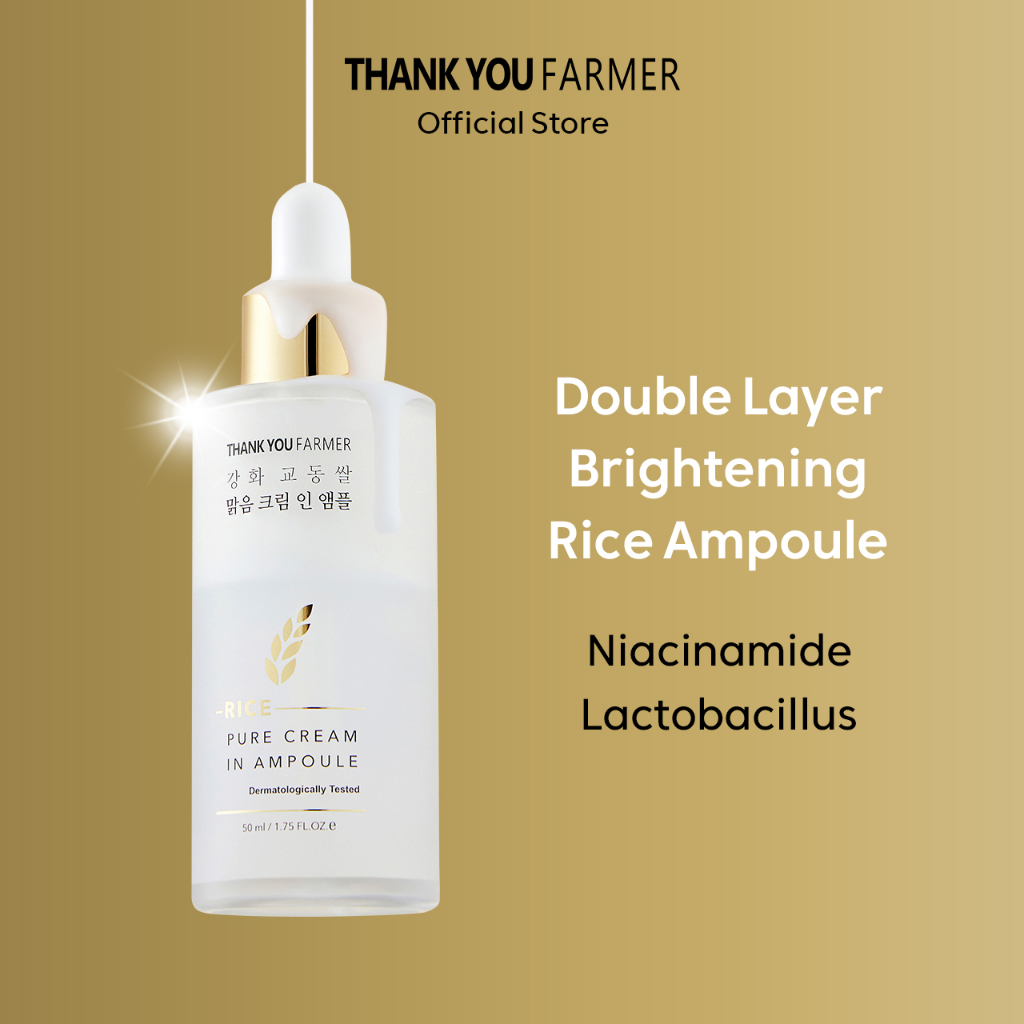 THANK YOU FARMER Rice Pure Cream in Ampoule 50ml