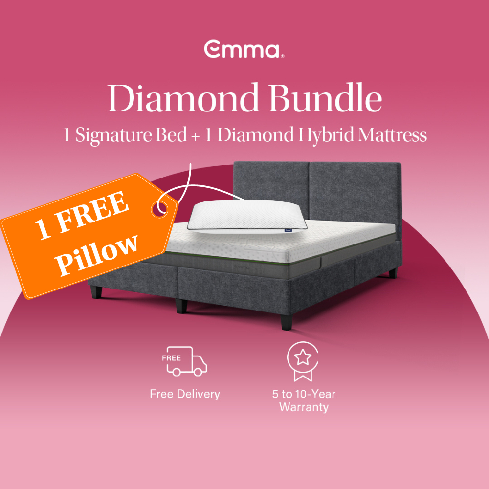 Emma Diamond Bundle | Signature Bed+Diamond Hybrid Mattress| Emma Sleep